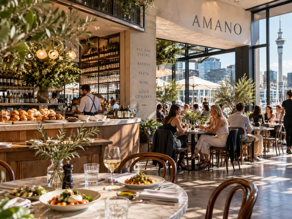 Amano Restaurant in Britomart Auckland