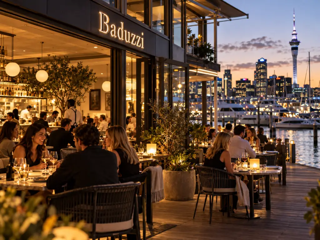 Baduzzi Restaurant at North Wharf Auckland