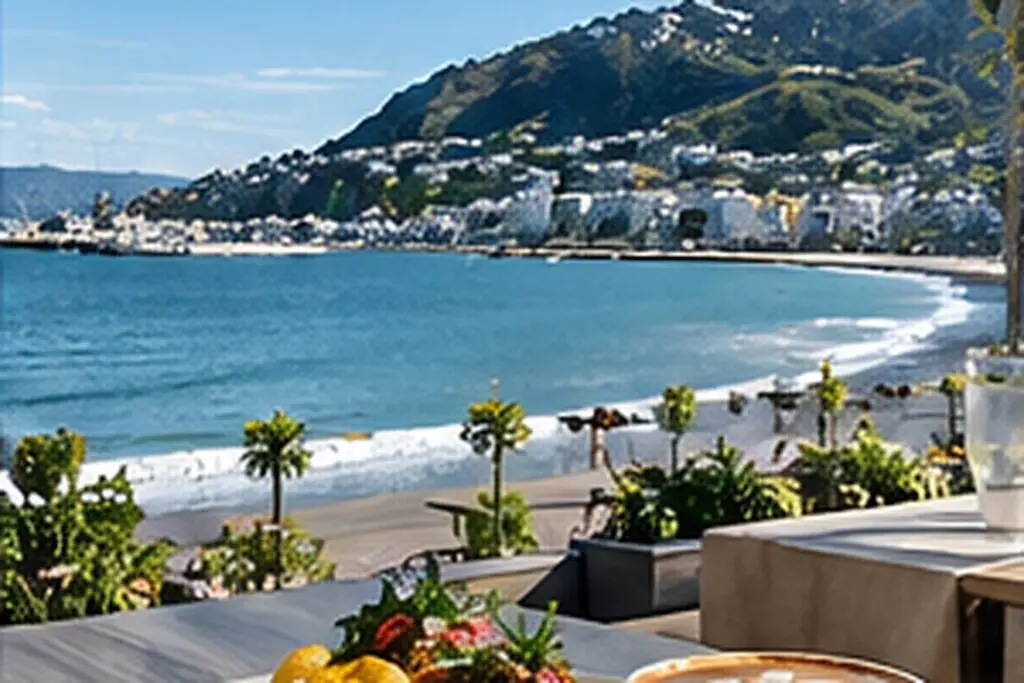 Maranui Cafe overlooking Lyall Bay Wellington