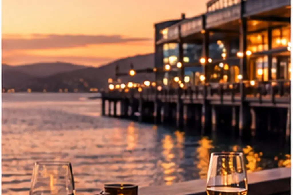 Shed 5 waterfront restaurant at Queens Wharf Wellington